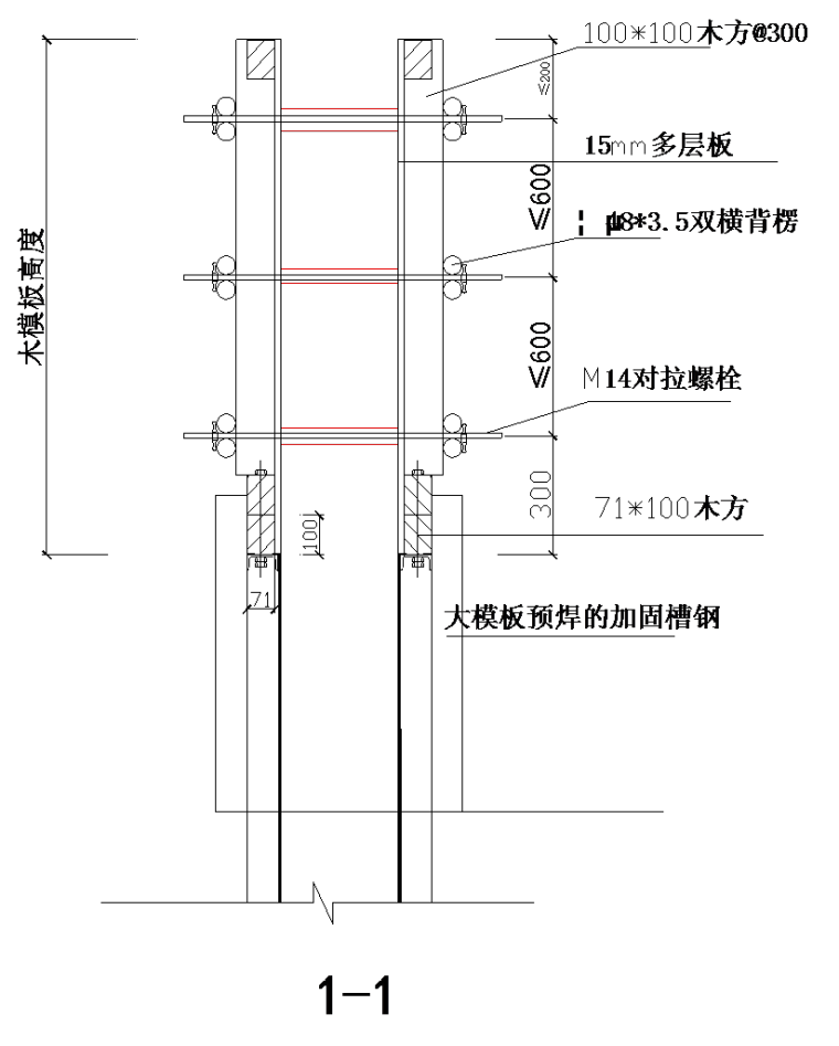 钢木模板接高施工技术-图片2.png