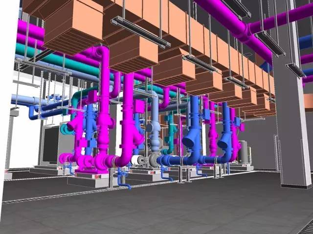 应用BIM技术优化冷水机房机电工程管综问题_25