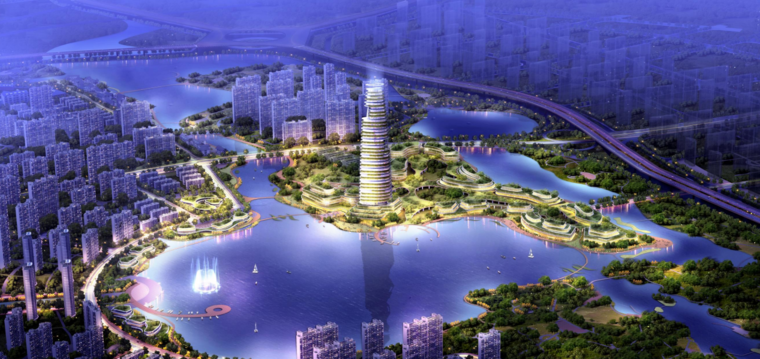 2018最新|城市景观规划，你想要的都在这里！-郑州西流湖