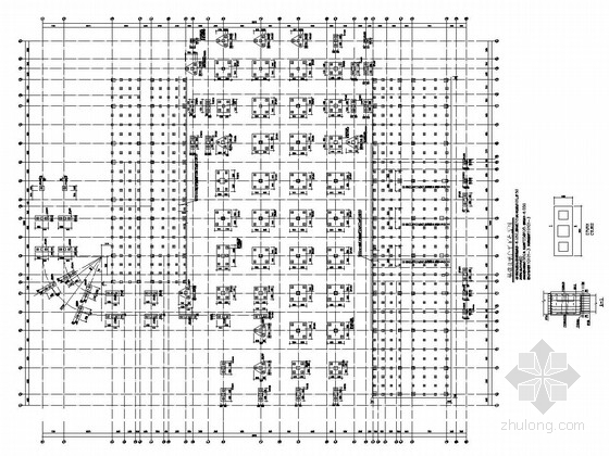 多层办公群建筑资料下载-[江苏]地上八层框架结构办公楼群结构施工图