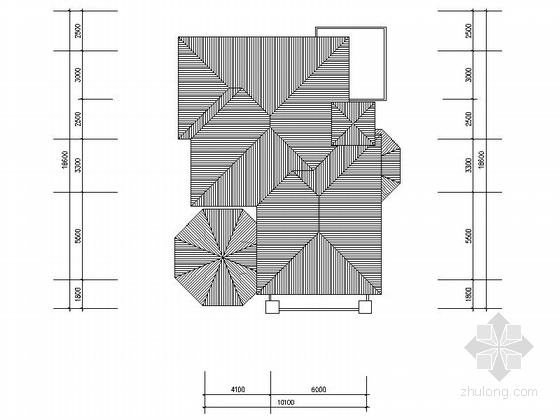 3层独栋欧式别墅施工图纸带效果图-3层独栋欧式别墅各层平面图