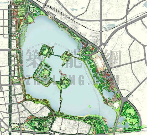 景区详细规划设计资料下载-南京玄武湖景区详细规划（一）
