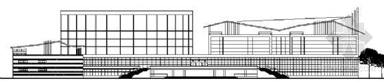 小型剧院设计方案资料下载-南方某剧院建筑设计方案图