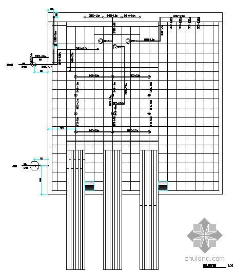 水池水景给排水资料下载-丽池水景管道系统图与平面图