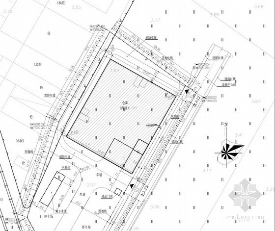 混泥土道路做法详图资料下载-[广东]2012新建钢筋混凝土仓库工程预算书（详图55张）