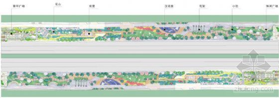 申报江西省优质工程范例资料下载-江西某高速公路景观设计方案