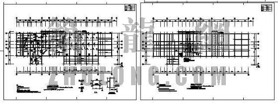 3层酒店框架结构图纸资料下载-一个框架结构图纸