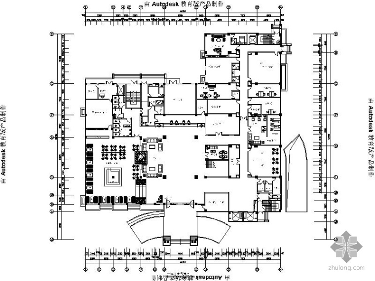 四星级公共卫生间图纸资料下载-[福州]四星级国际大酒店装修图