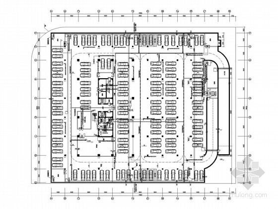 停车场地板资料下载-[上海]商务办公楼弱电智能系统电气施工图纸