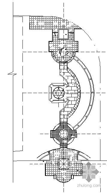 弧形广场铺装图资料下载-小区小广场一角全套施工图