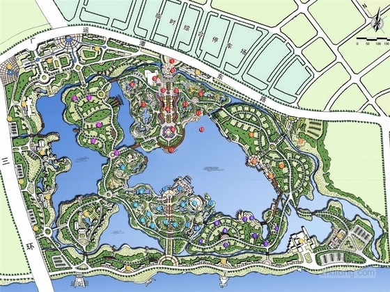 景观竹林ps资料下载-[西安]世界园艺博览会概念性规划设计方案