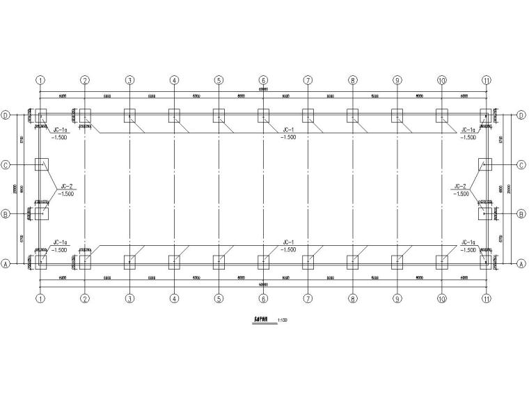 26米跨门式钢结构资料下载-20米跨门式刚架结构厂房结构施工图