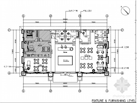 合肥装修设计图资料下载-[合肥]小空间售楼处施工图