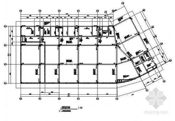 市级体育馆室内施工图资料下载-四层体育馆结构施工图