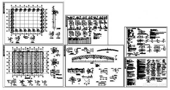 某钢桁架屋面结构图纸-3