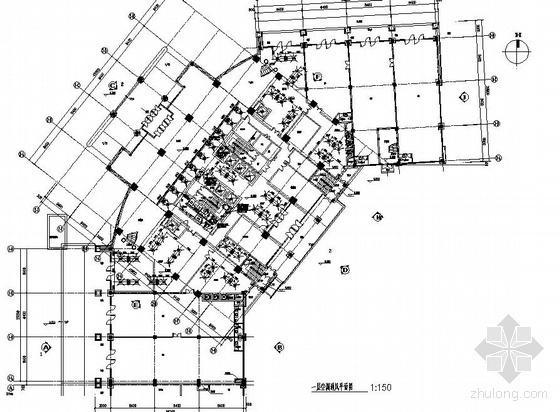 鄂尔多斯市东胜区街灯资料下载-鄂尔多斯市某小区B2#楼暖通施工图