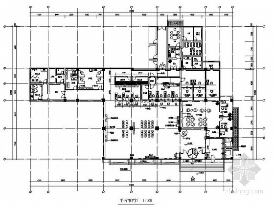 银行现金区节点图资料下载-[青岛]中国工商银行某网点室内装修图