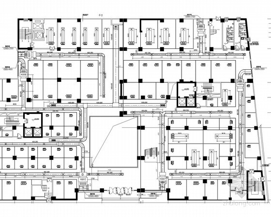 商场地下车库施工图资料下载-[广西]商业广场商住楼空调通风防排烟系统设计施工图（中央集中式空调）