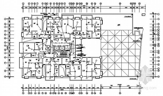 电梯公寓入户花园装修资料下载-[四川]十五层电梯公寓电气施工图纸