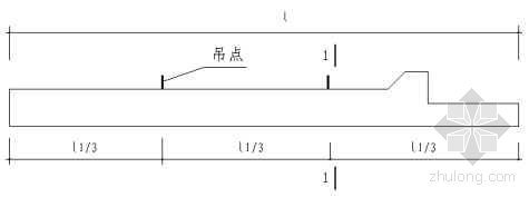 桥梁变形监测点布置图资料下载-构件吊点布置图