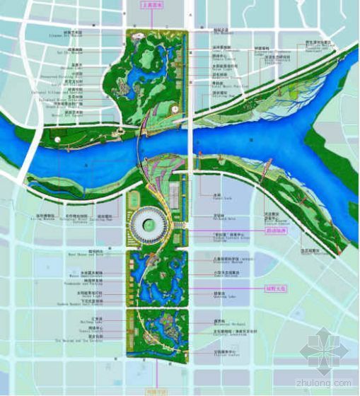 美国中央公园设计资料下载-[佛山]市中央公园及滨河公园规划设计