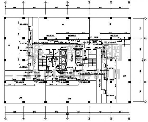别墅VRV设计图资料下载-某塔楼VRV空调设计图