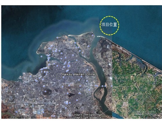 景观人工岛施工方案资料下载-[海口]人工岛景观概念规划