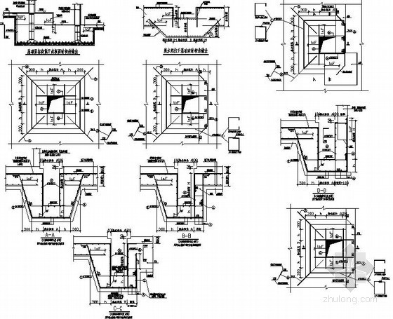 泰州市某地下室结构设计图- 