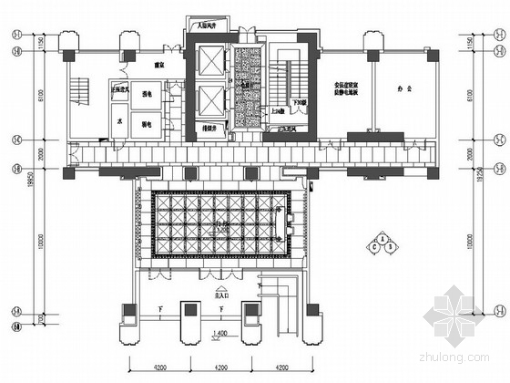 20层酒店公寓资料下载-[上海]国际SOHO城高档酒店公寓公共部分设计方案图