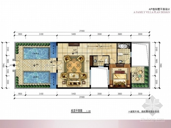 海南别墅区景观方案资料下载-[海南]泰式风格别墅区样板房室内设计方案