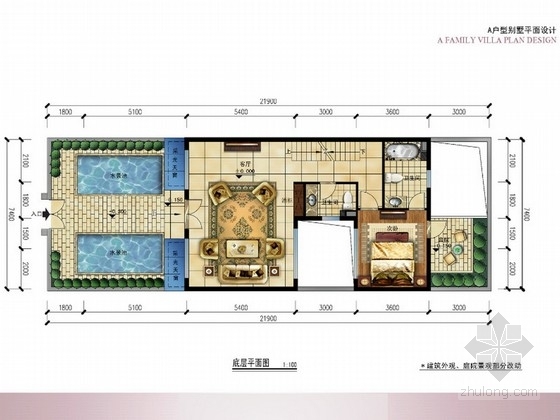 海南泳池别墅资料下载-[海南]泰式风格别墅区样板房室内设计方案