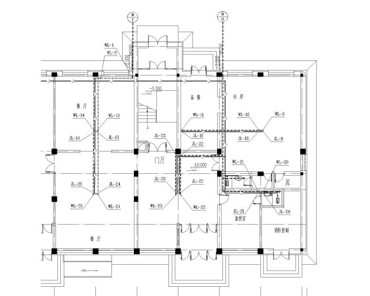 宾馆消防水池及泵房施工图资料下载-某宾馆消防给排水施工图