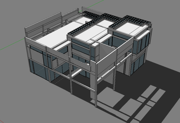 建筑设计意大利资料下载-建筑设计大师彼得_艾森曼2号住宅（共两套）