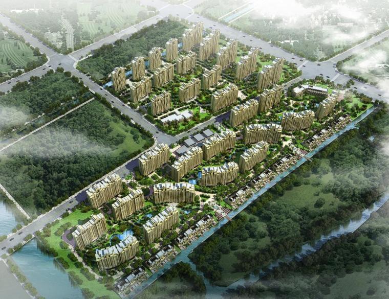 方案建筑文本资料下载-[上海]盛高康桥水都建筑方案文本设计（JPG+65页）
