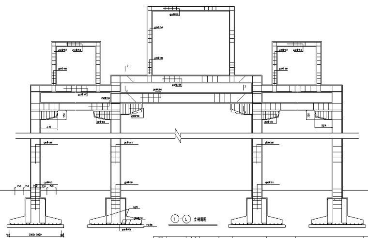 25套各类型古建筑牌坊施工图纸-剖立面图