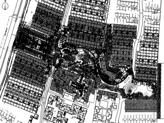 古典园林别墅景观规划资料下载-[重庆]别墅展示区景观规划设计施工图
