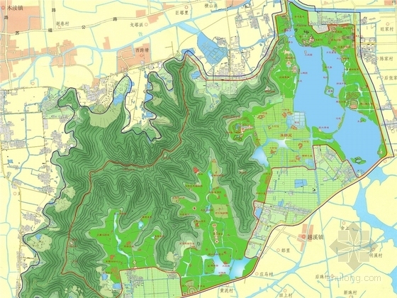 山西景区总体规划资料下载-[苏州]著名滨湖旅游景区总体规划方案
