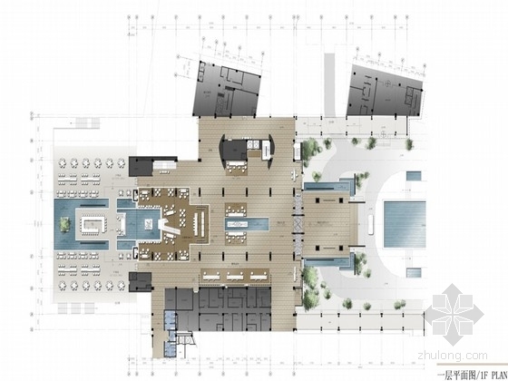 视频会议室室内设计方案资料下载-[西安]气势磅礴现代典雅风格五星级酒店室内设计方案