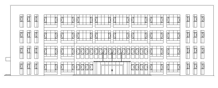 工厂办公建筑施工图资料下载-[宁夏]多层剪力墙结构办公及工厂建筑施工图