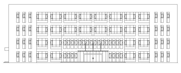 工厂办公平面图资料下载-[宁夏]多层剪力墙结构办公及工厂建筑施工图