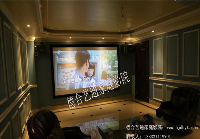 节点图木梁木柱资料下载-家庭影院装修效果图