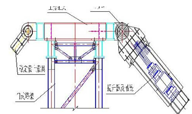 桥梁竖向转体施工工艺流程及操作要点-提升塔架上吊点布置示意图.jpg