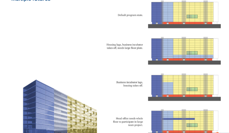 国外前沿建筑设计事务所竞标方案5组-Low2No Sustainable Development-建筑立面