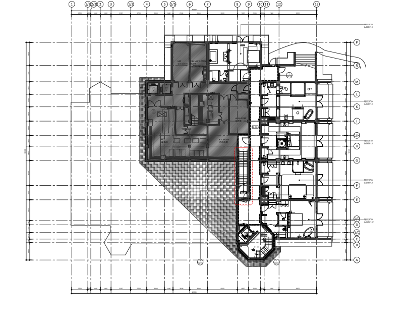 [浙江]莫干山裸心堡室内装修施工图 效果图