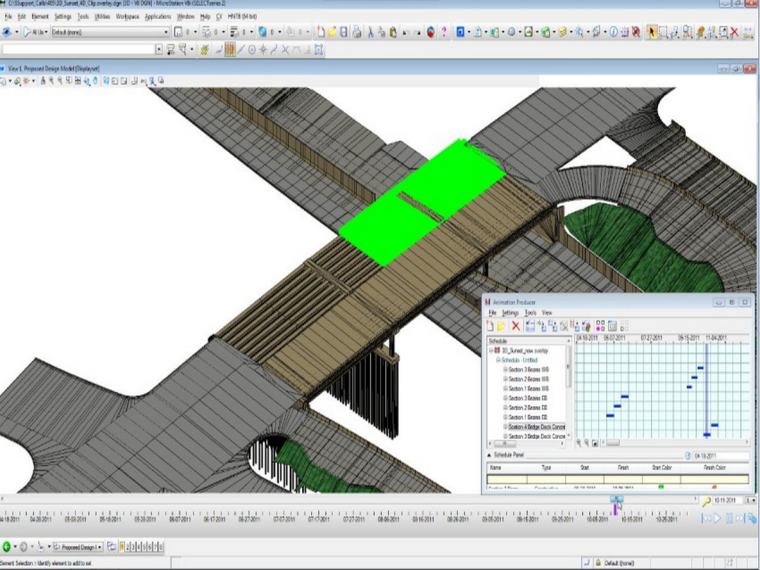 BIM技术在桥梁施工中的应用-5施工进度模拟和分析