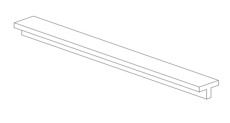 毕业计价软件应用资料下载-bim软件应用-族文件-T型轨道