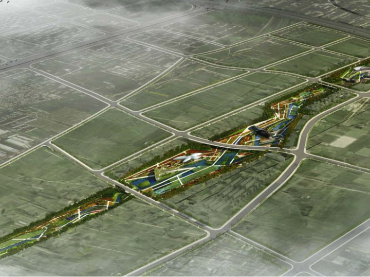 公园设计创意分析资料下载-[陕西]西安曲江创意谷湿地公园方案景观概念规划设计（PDF+138页）