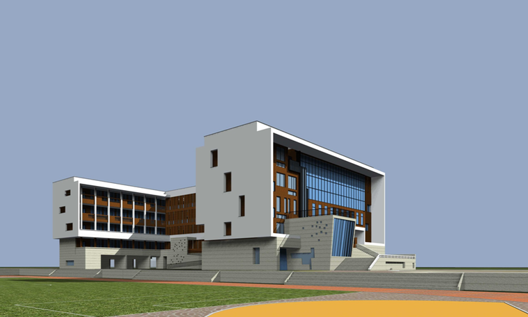 小学行政图书楼资料下载-[福建]小学行政综合楼BIM技术成果应用汇报PPT