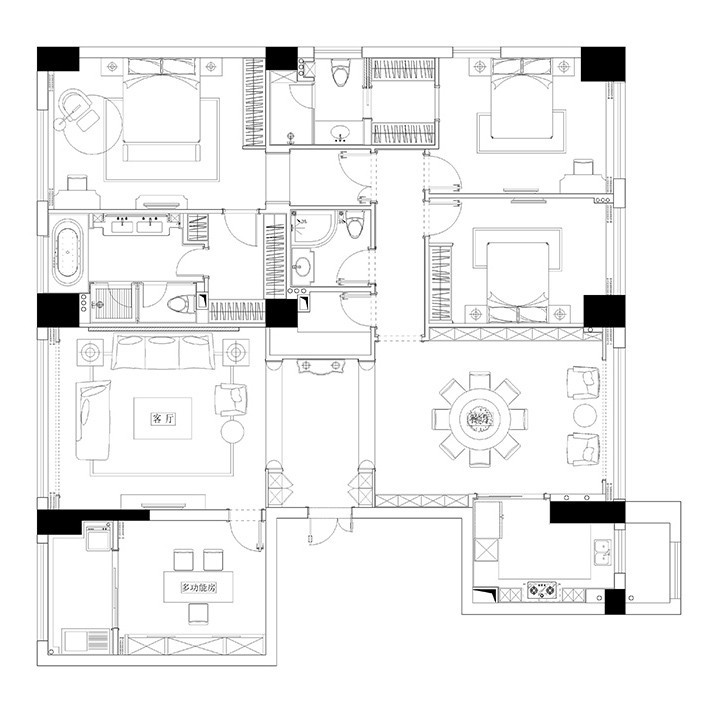 客厅美式家具资料下载-品美式设计 叹艺术新生