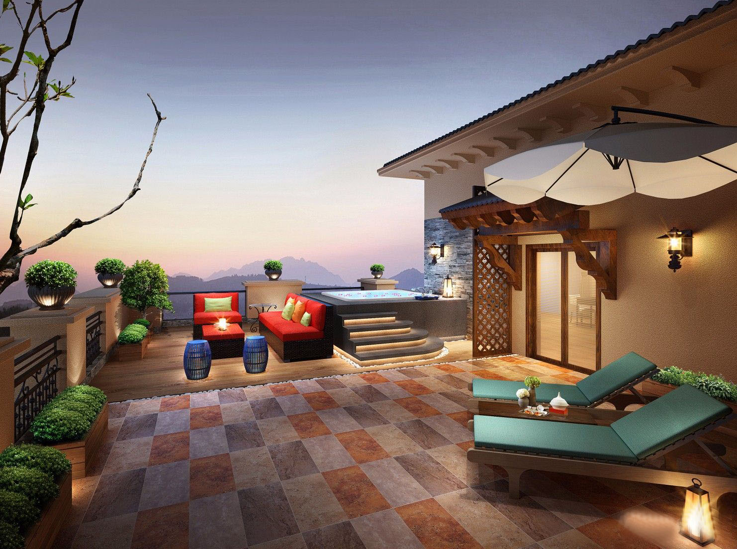 东莞观澜联排别墅效果图